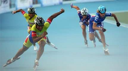 Die Nationenwertung der Weltmeisterschaft im Inline Speedskating 2016