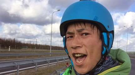Interview mit Yincai Luo, als Solo Skater um die Welt