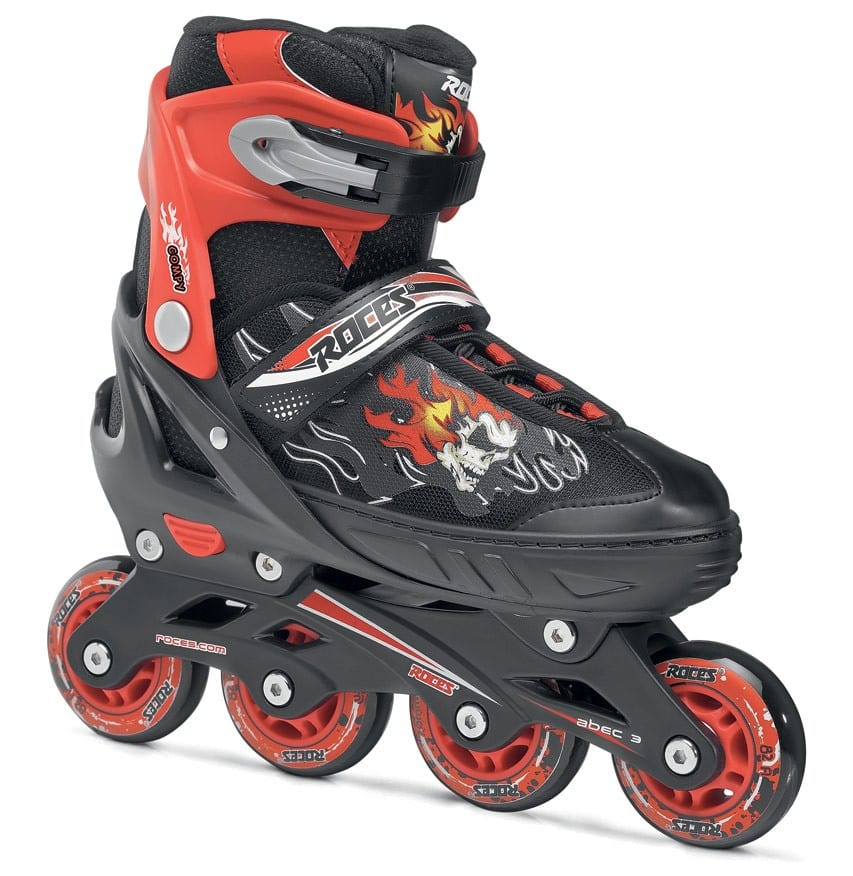 Roces Compy 6.0 Boy Schwarz/rot 2020 (de)