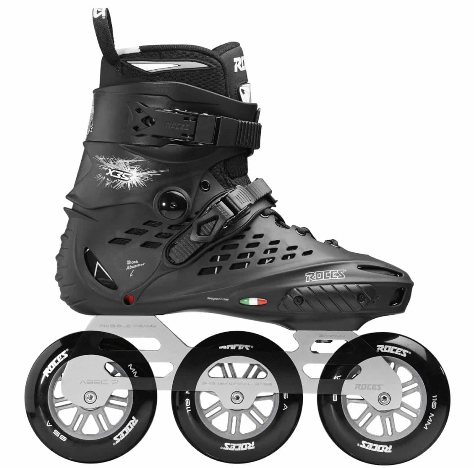 Roces X35 3&#215;110 TIF Schwartz / Silber 2020 (de)