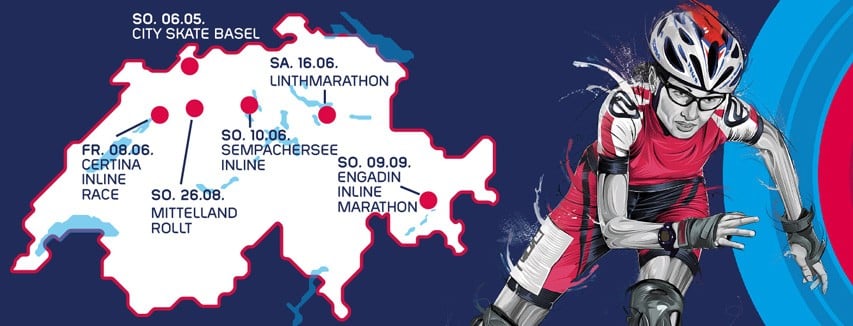 Swiss Skate Tour 2020 &#8211; Sempachersee Inline Marathon (Schweiz)